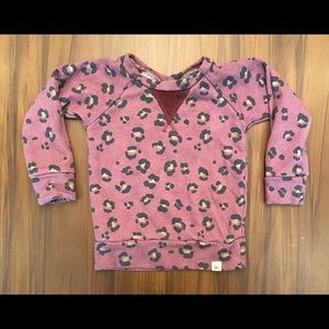 Lulu + Roo leopard sweatshirt